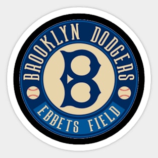 DEFUNCT - Brooklyn Dodgers Baseball Essential Sticker